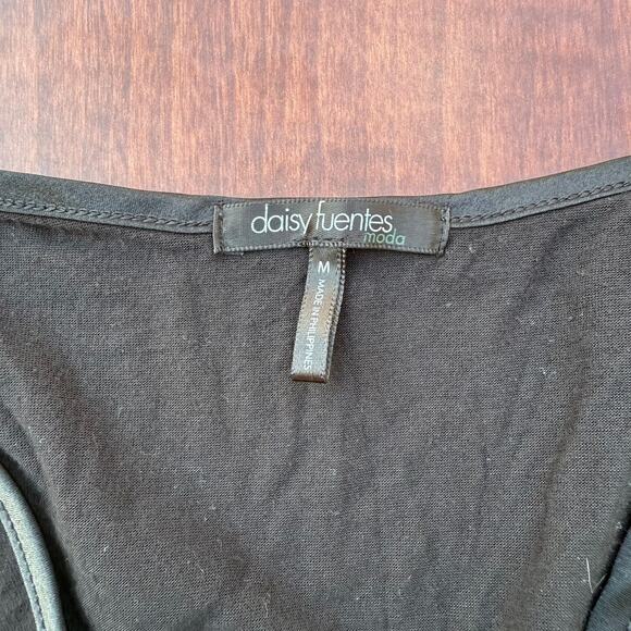 Daisy Fuentes Black Sleeveless Blouse - Women's Medium - Picture 4 of 4